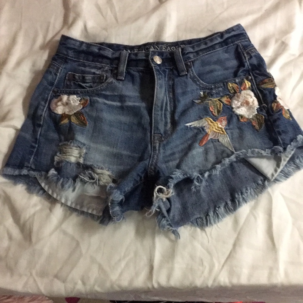 American eagle high waisted shorts